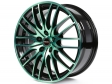 Borbet CW 4/5 Black Green Glossy